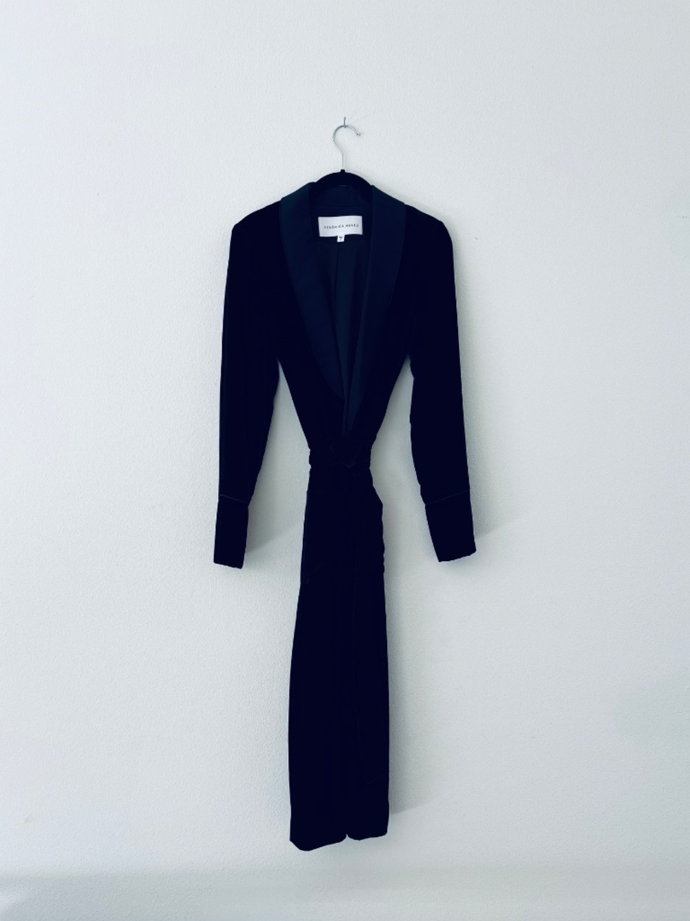 NWOT Veronica Beard Velvet House Coat, Size XS